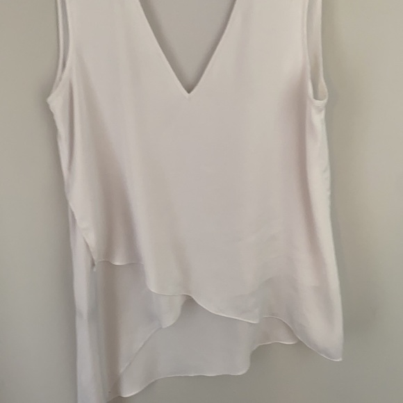 BCBGMaxAzria Nikko White Asymmetrical Blouse - Picture 6 of 9